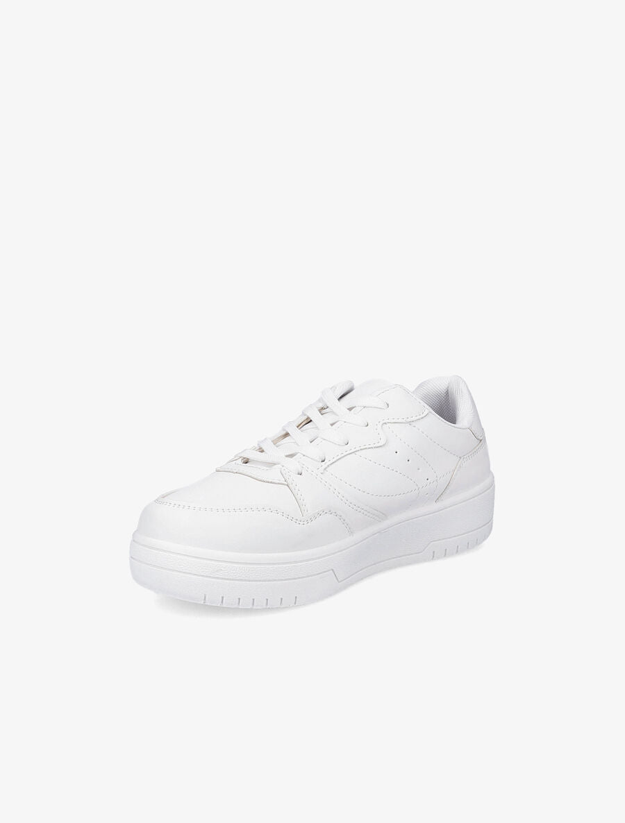 Baskets basses bicolore - Blanc - 3