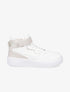 Baskets montantes à lacets et scratch - Beige - 5