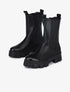 Boots montantes à semelles crantées - Noir - 1