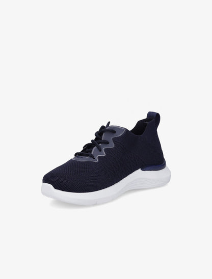 Baskets en mesh à lacets - Marine - 3