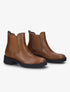 Bottines détail billes et semelles crantées - Camel - 1