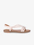 Nu-pieds à brides ornées de strass - Rose - 5