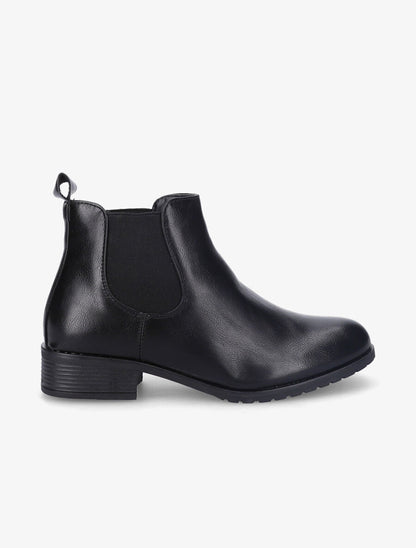 Chelsea boots en simili - Noir - 5