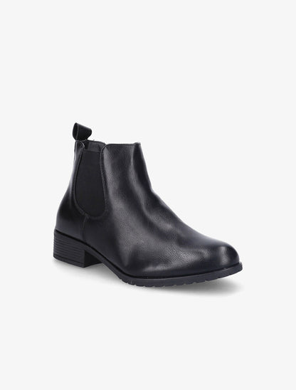 Chelsea boots en simili - Noir - 2