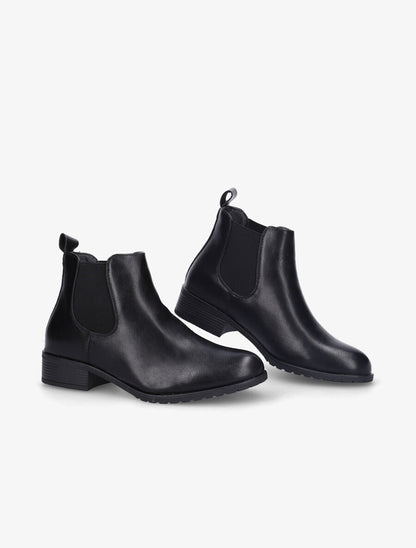 Chelsea boots en simili - Noir - 4