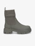 Boots bi-matière à semelle crantée - Kaki - 1