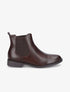Chelsea boots basiques en simili - Marron - 1