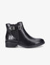 Bottines élastiquées à contrefort croco - Noir - 6