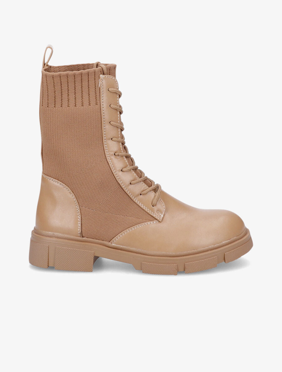 Rangers bi-matière - Camel - 6