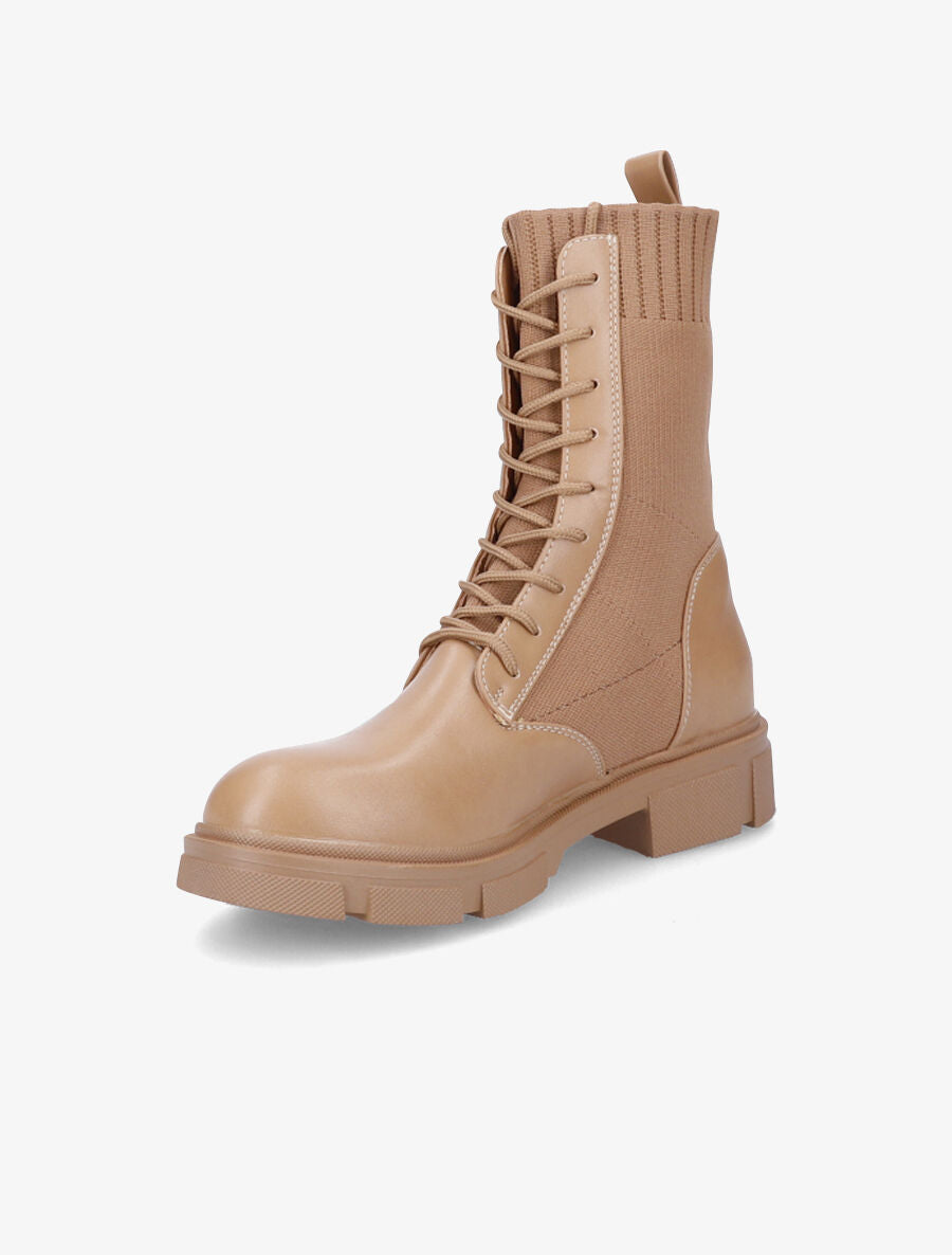 Rangers bi-matière - Camel - 3