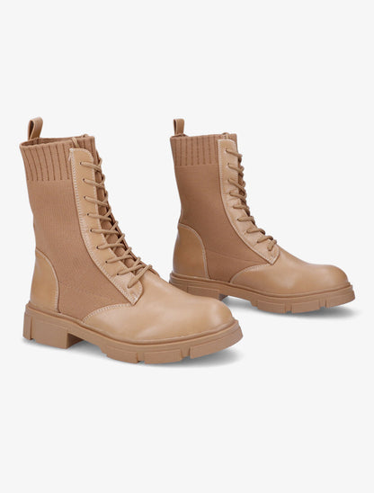 Rangers bi-matière - Camel - 4
