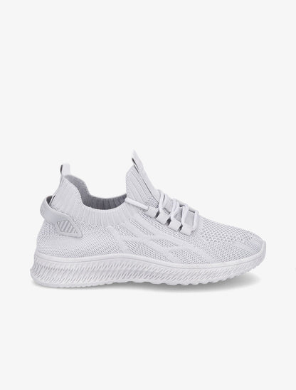 Baskets en mesh à lacets - Gris - 1