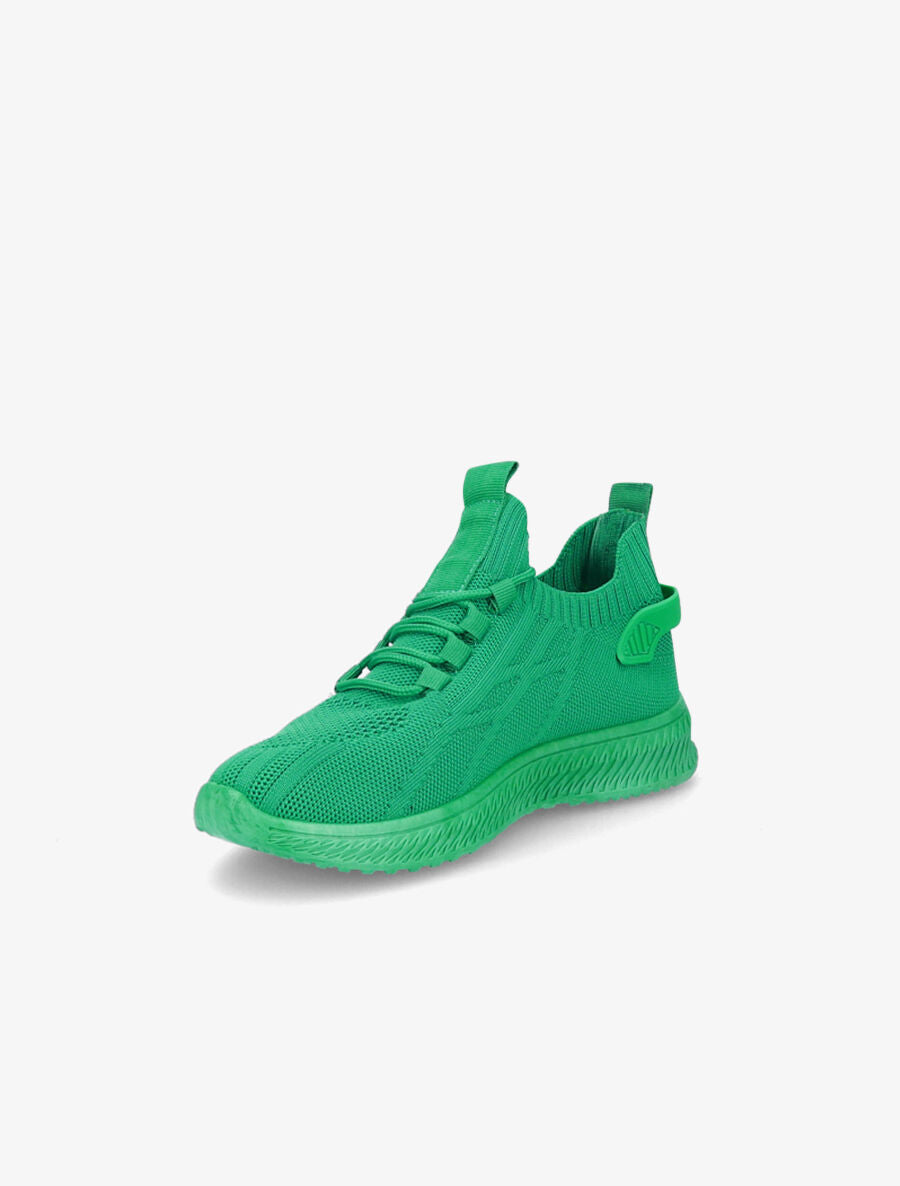 Baskets en mesh à lacets - Vert - 3