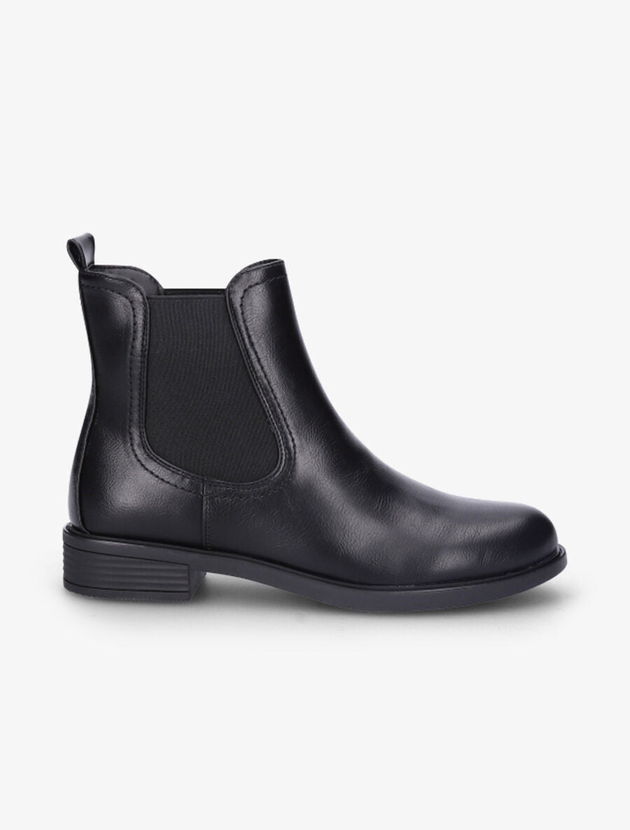 Chelsea boots en simili - Noir - 1