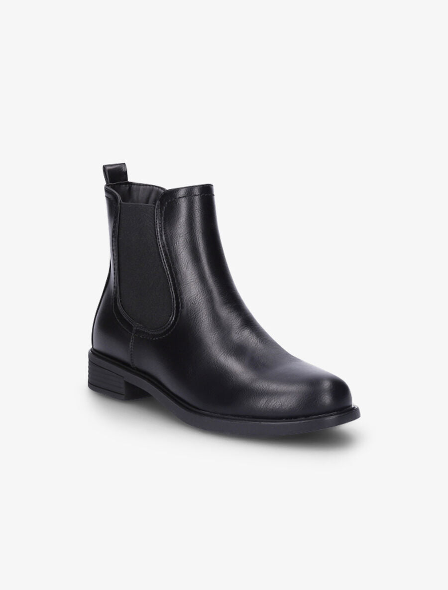 Chelsea boots en simili - Noir - 2