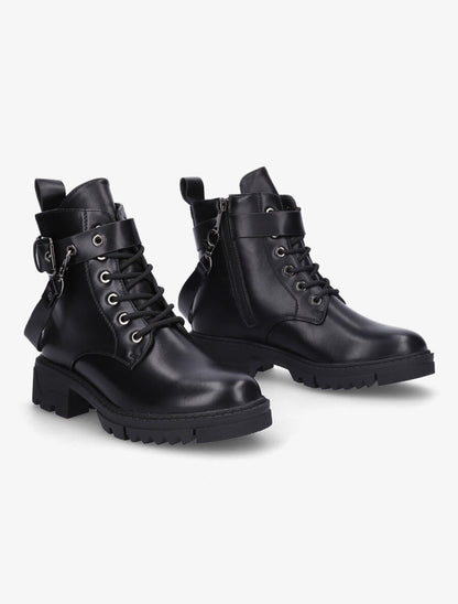 Rangers à sangle - Noir - 4