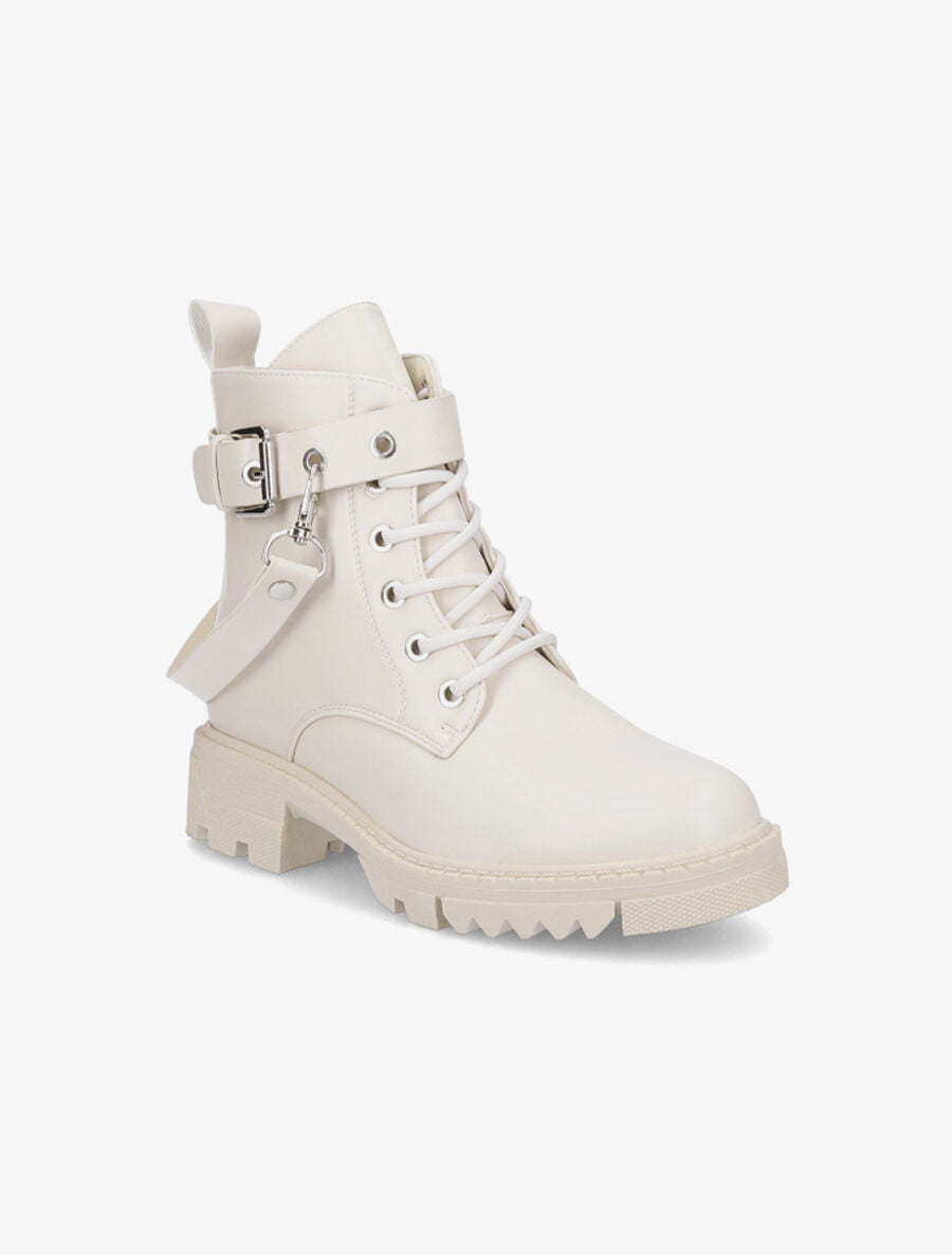 Rangers à sangle - Beige - 2