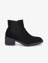 Bottines classiques en suédine - Noir - 1