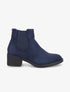 Bottines classiques en suédine - Marine - 5