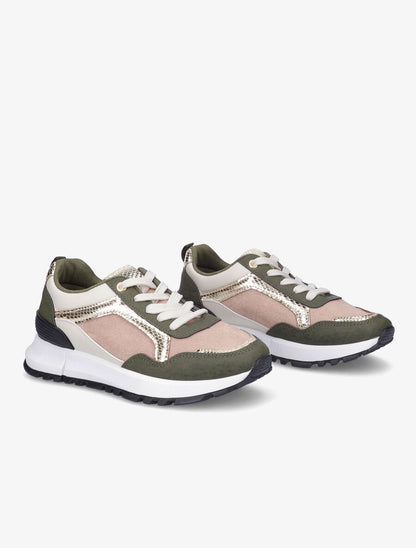 Baskets à liseré irisé - Kaki - 4