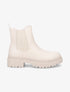 Boots élastiquées unies - Beige - 6