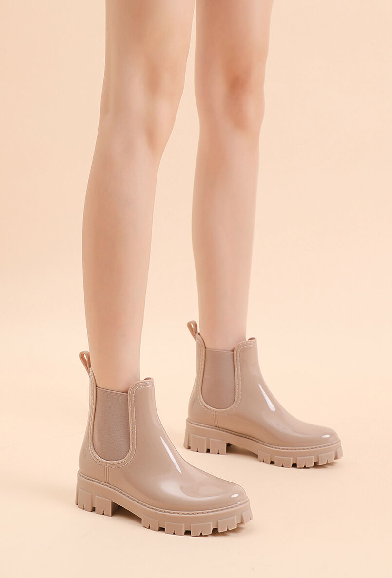 Bottines de pluie - Beige - 5