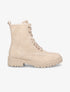 Boots fourrées à lacets - Beige - 1