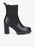 Bottines montantes à talon - Noir - 5