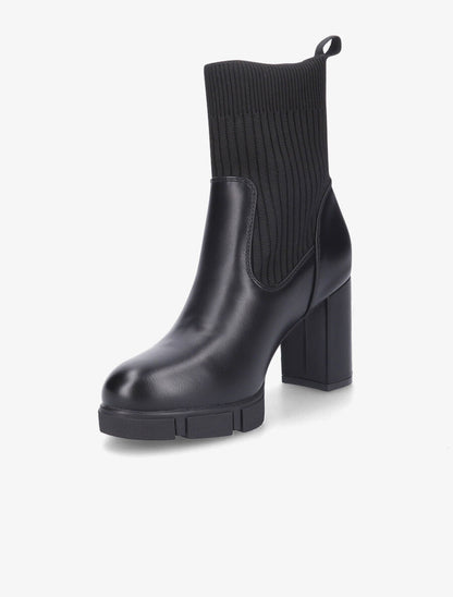 Bottines montantes à talon - Noir - 3