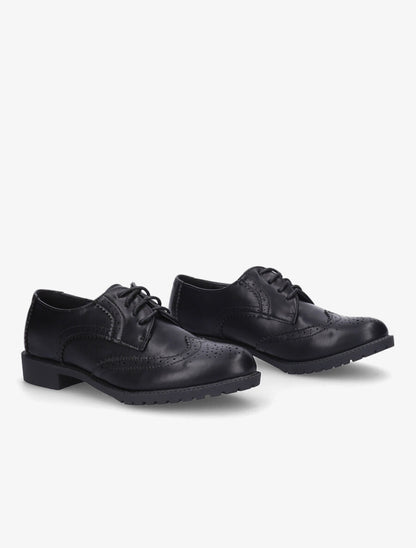 Derbies perforées - Noir - 4
