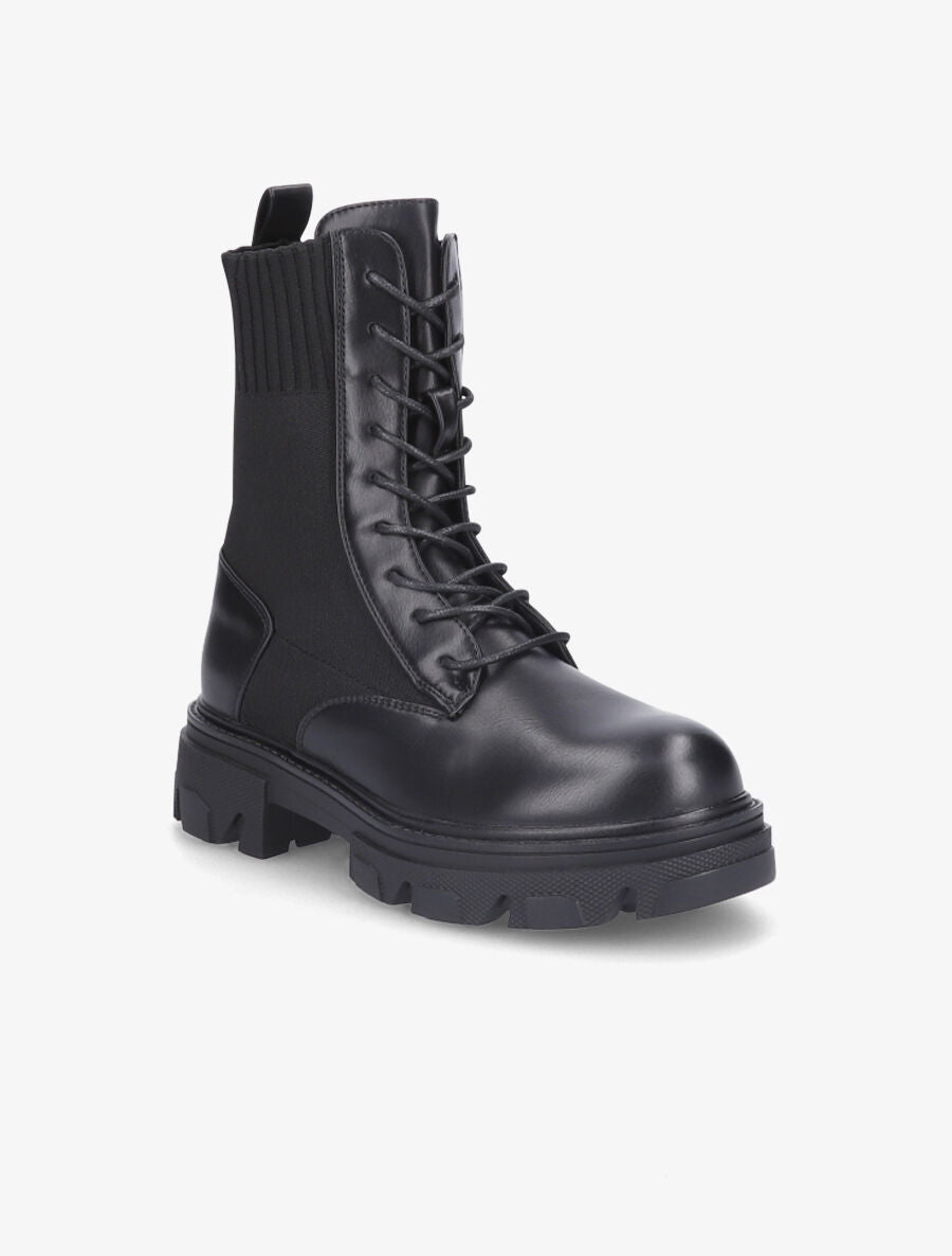 Rangers bi-matière - Noir - 2