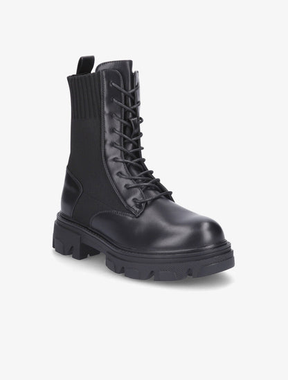 Rangers bi-matière - Noir - 2