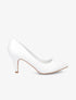 Escarpins pointus en simili - Blanc - 1