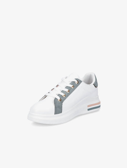 Tennis à bandes texturées - Bleu gris - 3