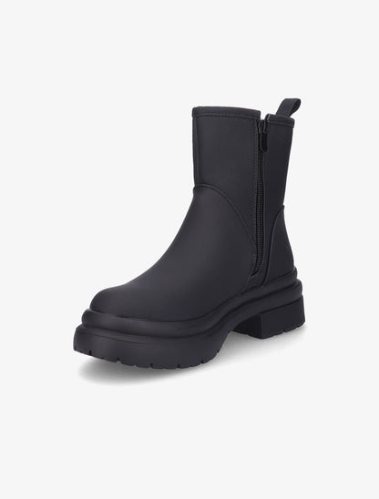 Bottines fourrées à zip - Noir - 3