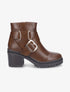 Bottines à boucle et sangle épaisse - Taupe - 5