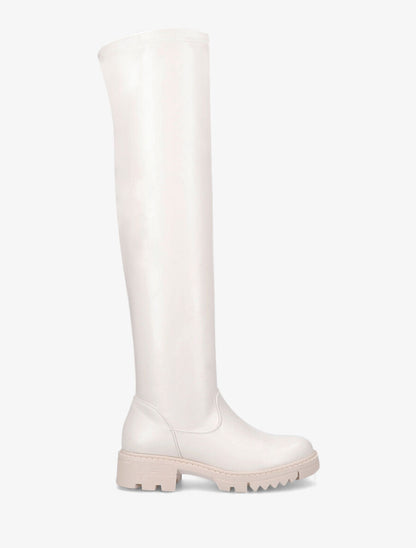 Cuissardes en simili - Beige - 1