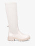 Bottes style chaussettes à semelles crantées - Beige - 1