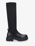 Bottes chaussettes en maille - Noir - 5