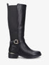 Bottes élastiquées à contrefort pailleté - Noir - 5