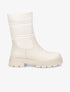 Bottines bi-matière matelassées - Beige - 1
