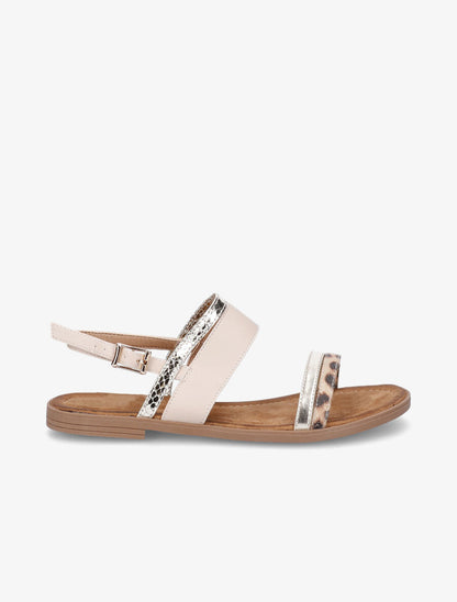 Nu-pieds irisés - Beige - 1