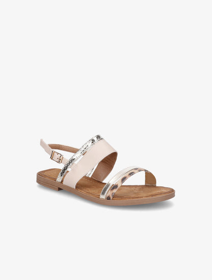 Nu-pieds irisés - Beige - 2