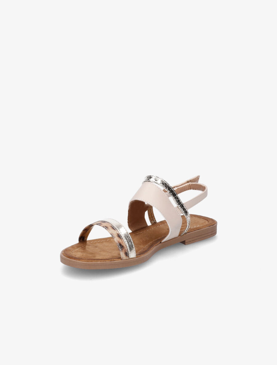Nu-pieds irisés - Beige - 3