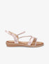 Nu-pieds en simili à strass - Rose gold - 1