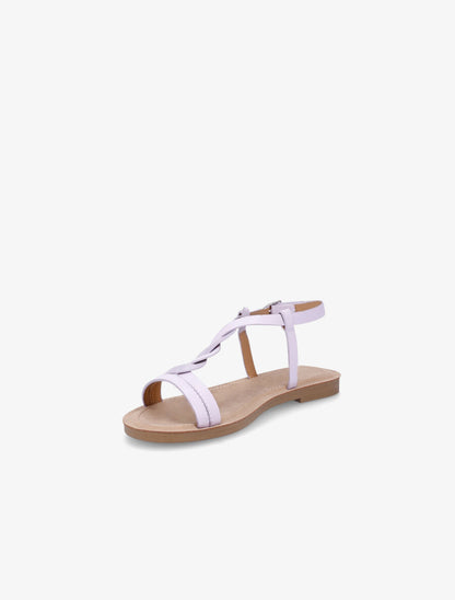 Nu-pieds tressés irisés - Lilas - 3