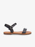 Nu-pieds plats basiques - Noir - 5
