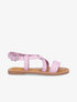 Nu-pieds basiques à brides croisées - Lilas - 1