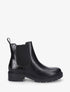Boots élastiquées bi-matière - Noir - 1