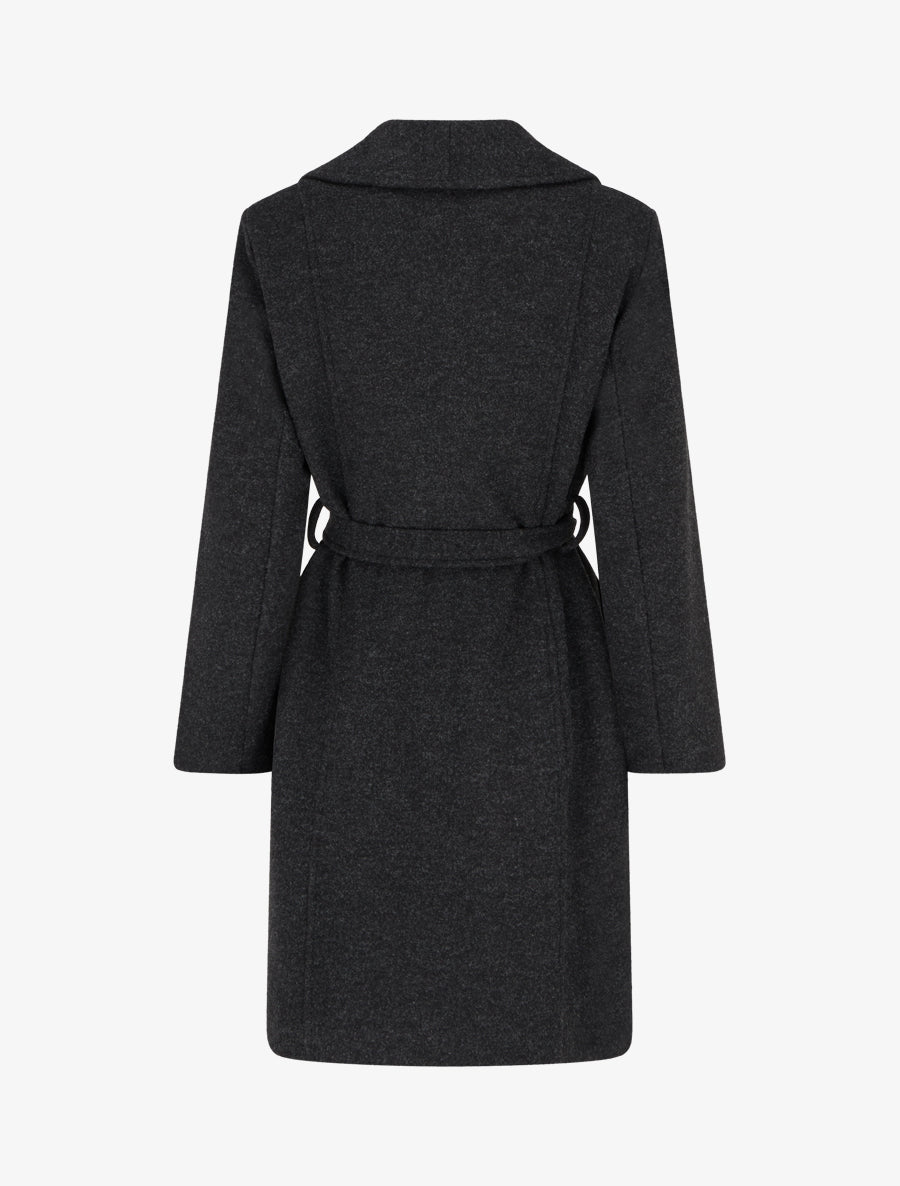 Duffle-coat uni à capuche - Gris anthracite - 2